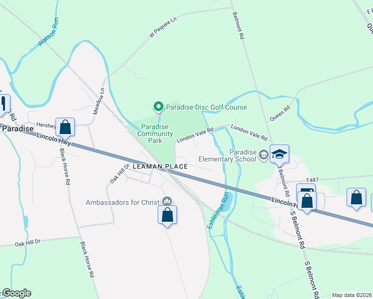 map of restaurants, bars, coffee shops, grocery stores, and more near 2 Rock Ridge Road in Gordonville