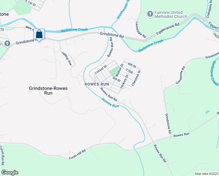 map of restaurants, bars, coffee shops, grocery stores, and more near 2528 2nd Street in Grindstone