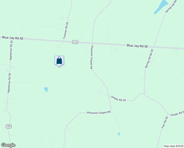 map of restaurants, bars, coffee shops, grocery stores, and more near 5470 Pleasant Chapel Road Southeast in Newark