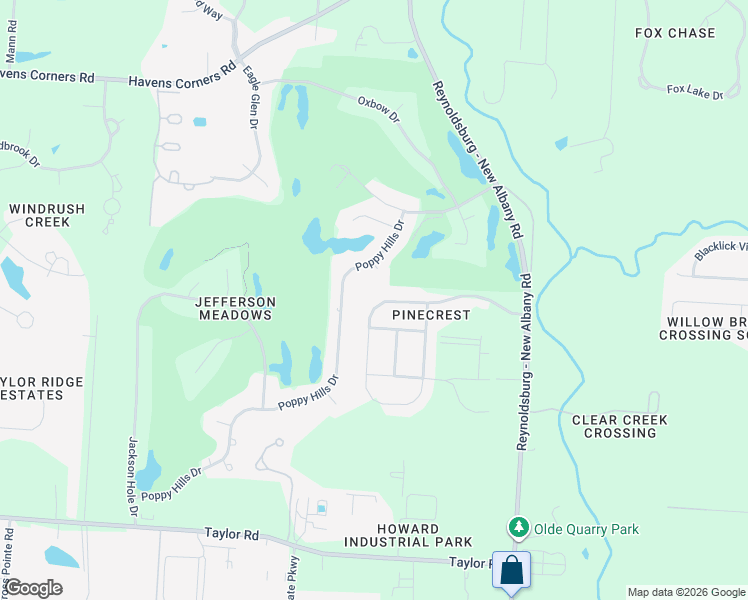 map of restaurants, bars, coffee shops, grocery stores, and more near 7284 Stone Trail Drive in Franklin County