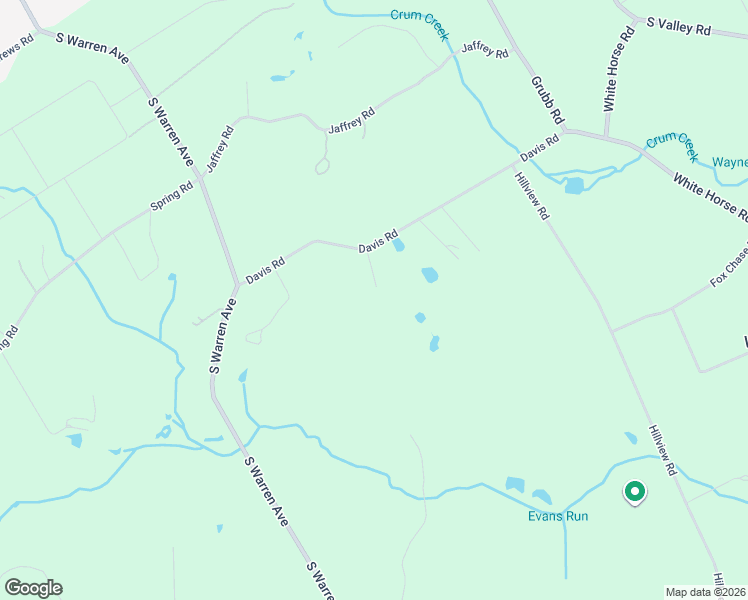 map of restaurants, bars, coffee shops, grocery stores, and more near 137 Davis Road in Malvern