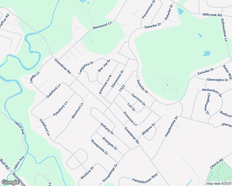 map of restaurants, bars, coffee shops, grocery stores, and more near 2640 Saint Andrews Way in York