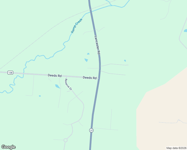 map of restaurants, bars, coffee shops, grocery stores, and more near 1284 Deeds Road in Granville