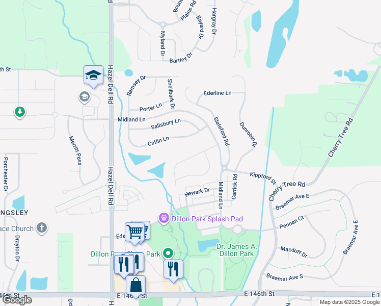 map of restaurants, bars, coffee shops, grocery stores, and more near 6176 Roxburgh Place in Noblesville