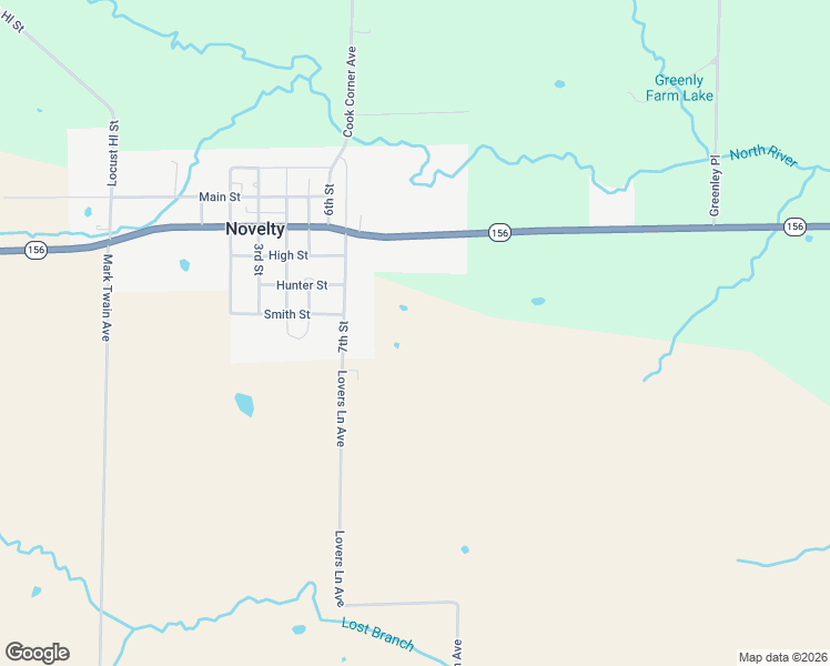 map of restaurants, bars, coffee shops, grocery stores, and more near 404 7th Street in Novelty