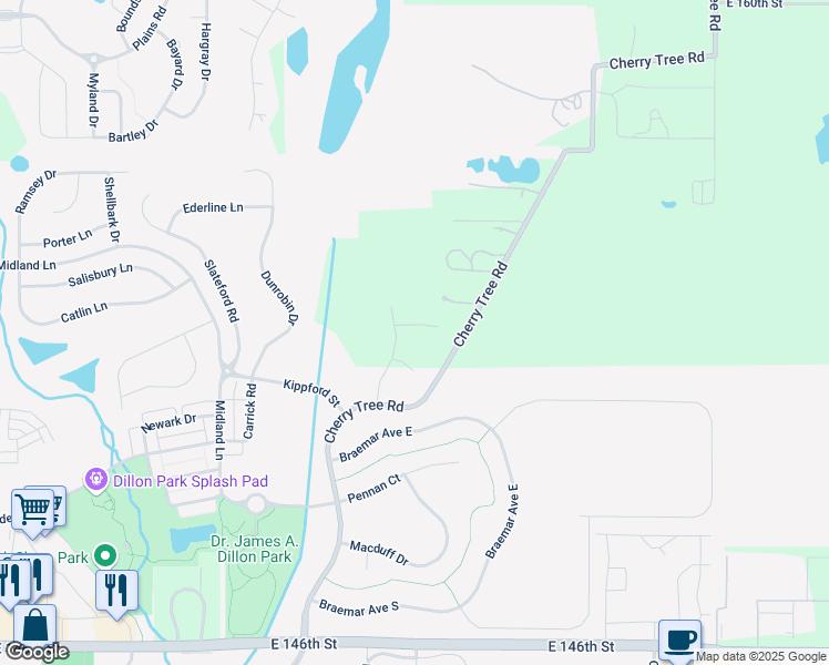 map of restaurants, bars, coffee shops, grocery stores, and more near 15129 Blazier Trace in Noblesville