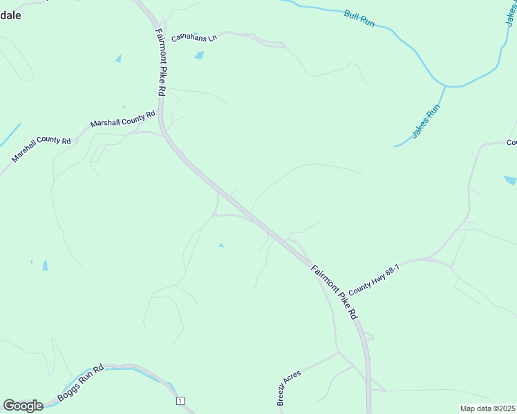 map of restaurants, bars, coffee shops, grocery stores, and more near 7 Mount View Drive in Wheeling