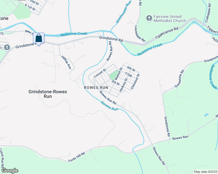 map of restaurants, bars, coffee shops, grocery stores, and more near 2528 2nd Street in Grindstone