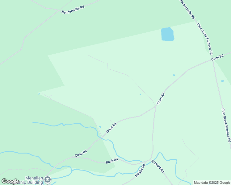 map of restaurants, bars, coffee shops, grocery stores, and more near 1647 Coon Road in Aspers