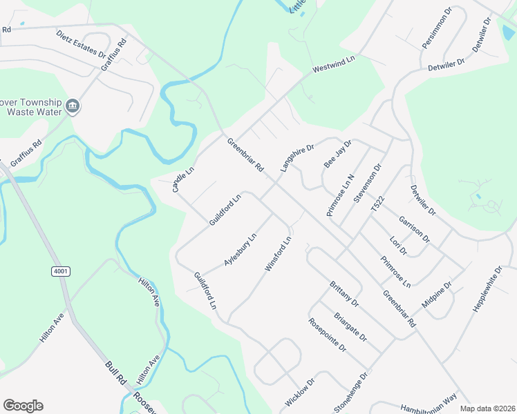 map of restaurants, bars, coffee shops, grocery stores, and more near 1595 Winsford Lane in York