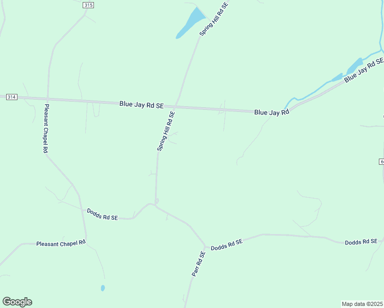 map of restaurants, bars, coffee shops, grocery stores, and more near 5567 Spring Hill Road Southeast in Newark