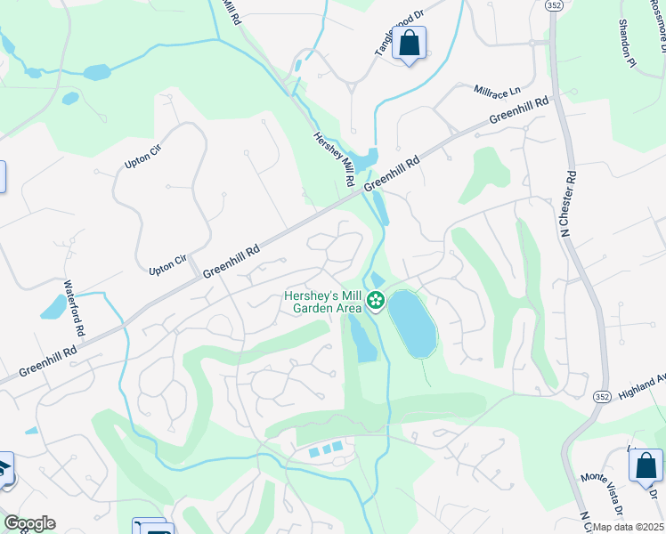 map of restaurants, bars, coffee shops, grocery stores, and more near 1242 Princeton Lane in West Chester