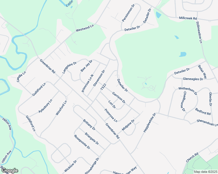 map of restaurants, bars, coffee shops, grocery stores, and more near 1340 Garrison Drive in York