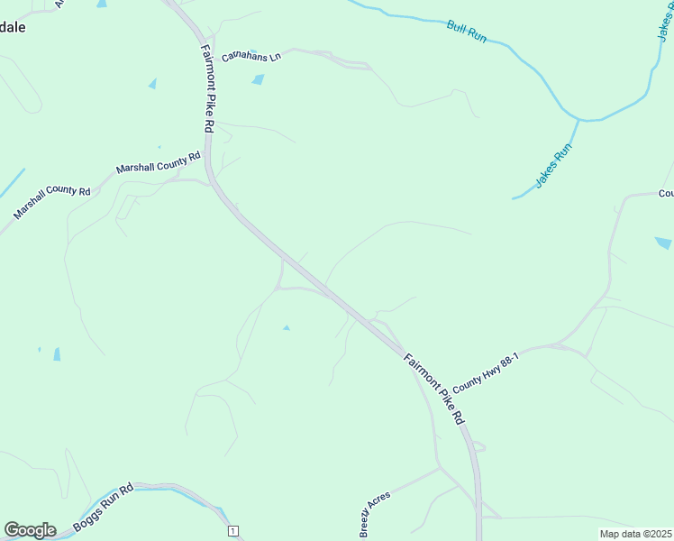 map of restaurants, bars, coffee shops, grocery stores, and more near 7 Mount View Drive in Wheeling