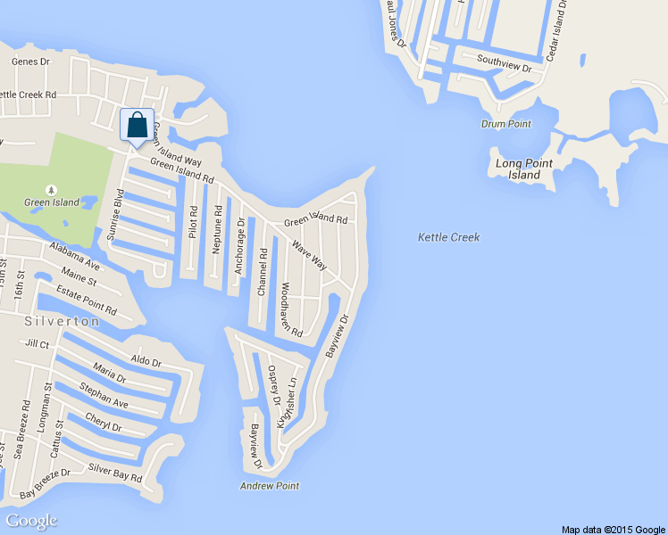 map of restaurants, bars, coffee shops, grocery stores, and more near 108 Wave Way in Toms River