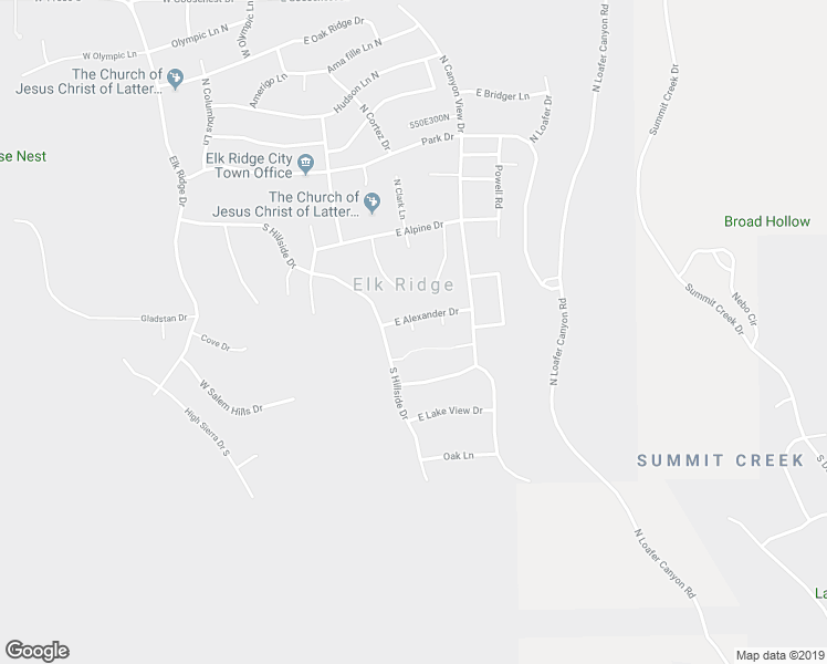 map of restaurants, bars, coffee shops, grocery stores, and more near 256 Cody Circle in Elk Ridge