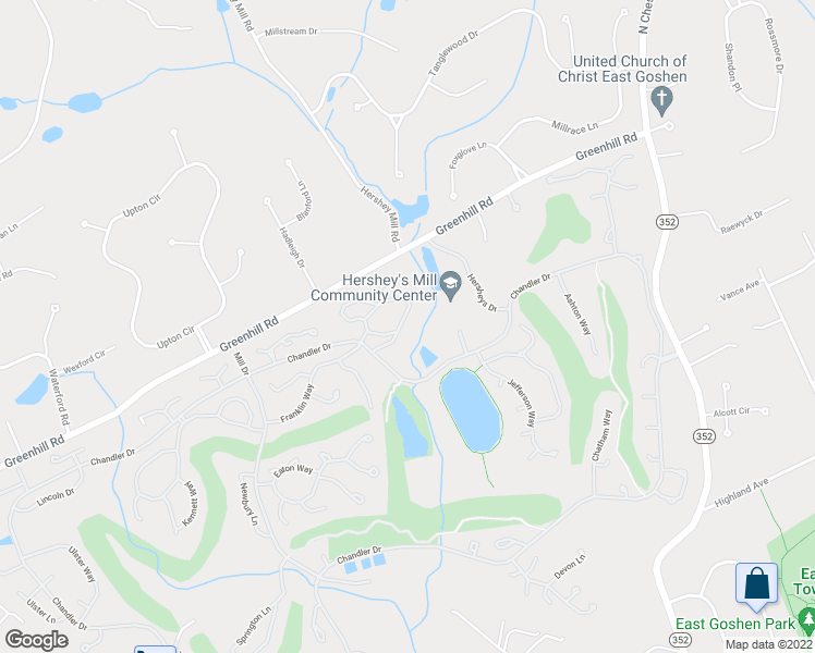 map of restaurants, bars, coffee shops, grocery stores, and more near 1224 Princeton Lane in West Chester
