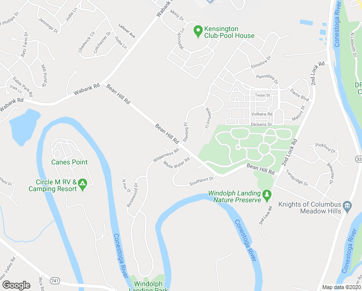 map of restaurants, bars, coffee shops, grocery stores, and more near 2 Sterling Place in Lancaster