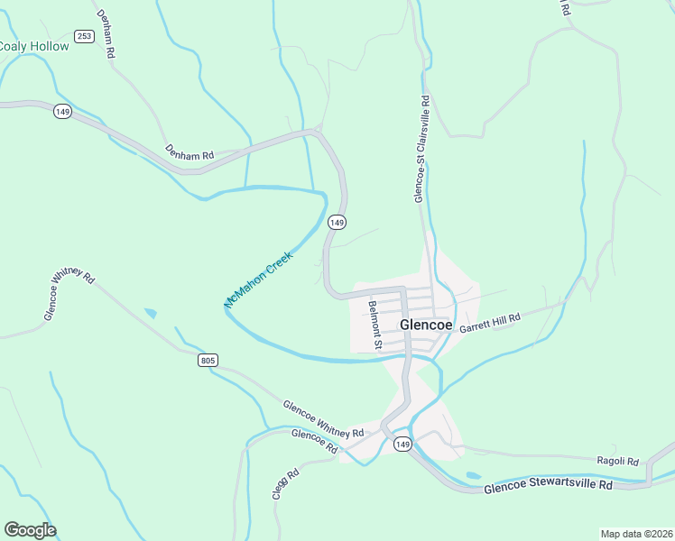 map of restaurants, bars, coffee shops, grocery stores, and more near 50025 4th Street in Saint Clairsville