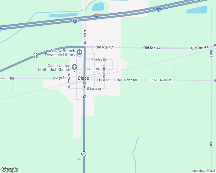 map of restaurants, bars, coffee shops, grocery stores, and more near 360 East Ellis Street in Cisco