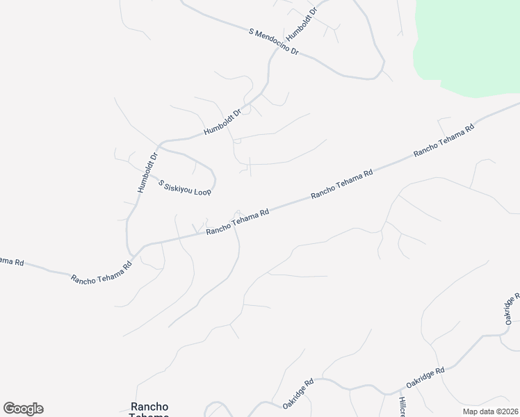 map of restaurants, bars, coffee shops, grocery stores, and more near 15760 Rancho Tehama Road in Corning