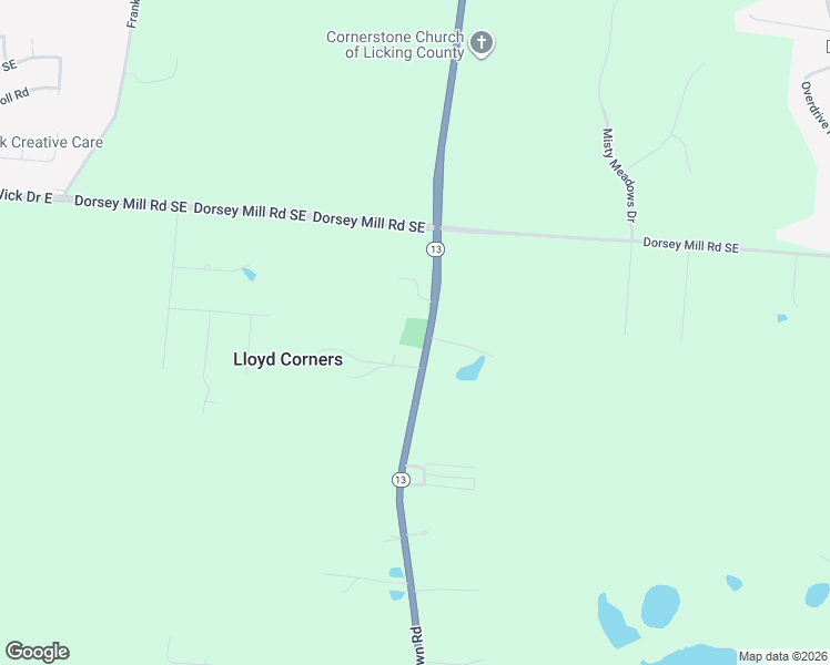 map of restaurants, bars, coffee shops, grocery stores, and more near 5550 Jacksontown Road in Newark