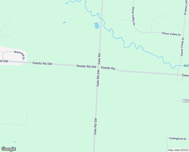 map of restaurants, bars, coffee shops, grocery stores, and more near 5478 Gale Road Southwest in Pataskala