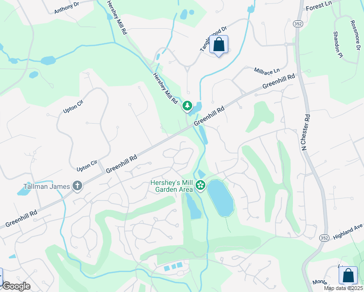 map of restaurants, bars, coffee shops, grocery stores, and more near 1211 Princeton Lane in West Chester