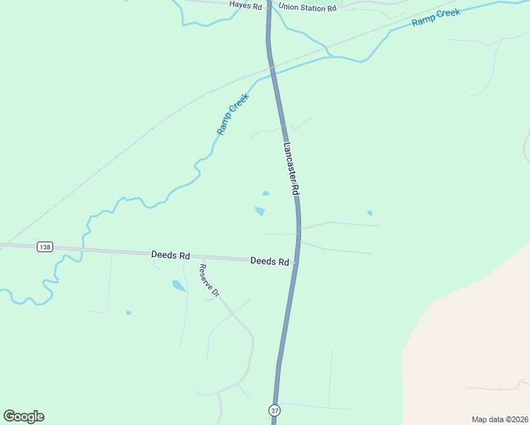 map of restaurants, bars, coffee shops, grocery stores, and more near 5516 Lancaster Road in Hebron