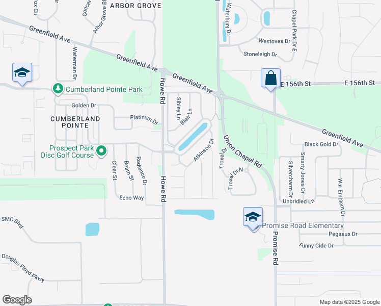 map of restaurants, bars, coffee shops, grocery stores, and more near 10665 Brighton Knoll Parkway South in Noblesville