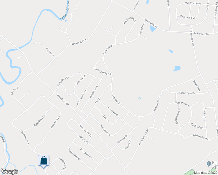 map of restaurants, bars, coffee shops, grocery stores, and more near 1340 Detwiler Drive in York