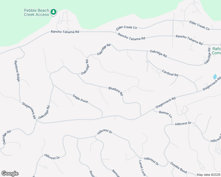 map of restaurants, bars, coffee shops, grocery stores, and more near Bluebird Road in Corning