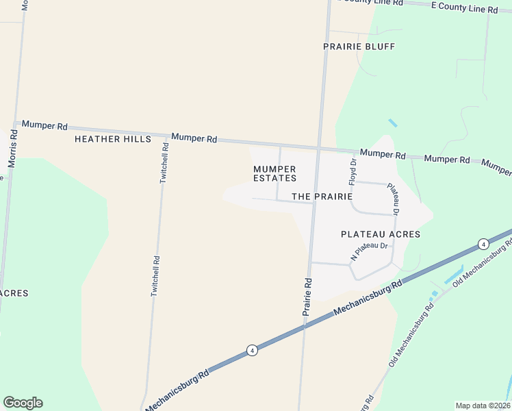 map of restaurants, bars, coffee shops, grocery stores, and more near 4305 Kay Avenue in Springfield