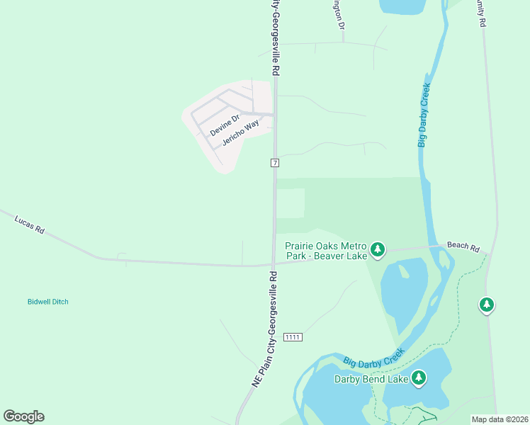 map of restaurants, bars, coffee shops, grocery stores, and more near 4760 Northeast Plain City-Georgesville Road in Plain City