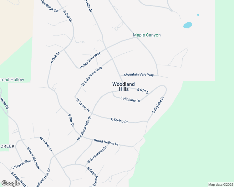 map of restaurants, bars, coffee shops, grocery stores, and more near 690 Woodland Hills Drive in Woodland Hills