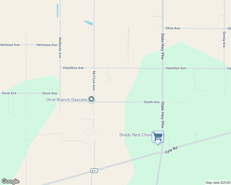 map of restaurants, bars, coffee shops, grocery stores, and more near in Gerber