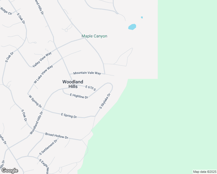 map of restaurants, bars, coffee shops, grocery stores, and more near 685 South Skylake Drive in Woodland Hills