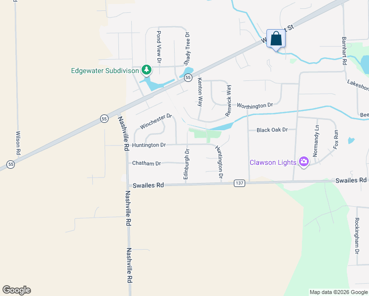 map of restaurants, bars, coffee shops, grocery stores, and more near 1382 Edinburgh Drive in Troy