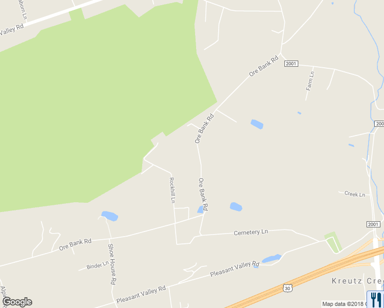 map of restaurants, bars, coffee shops, grocery stores, and more near 4471 Ore Bank Road in York