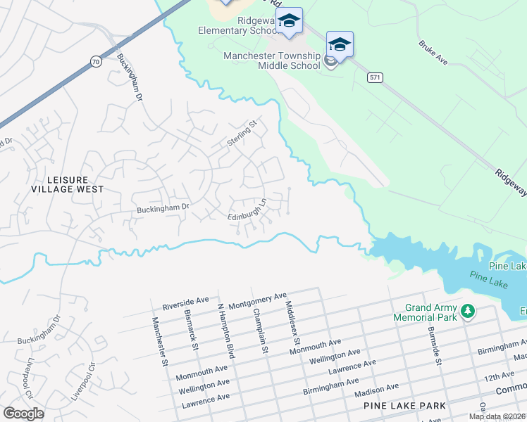 map of restaurants, bars, coffee shops, grocery stores, and more near 14A Edinburgh Lane in Manchester Township