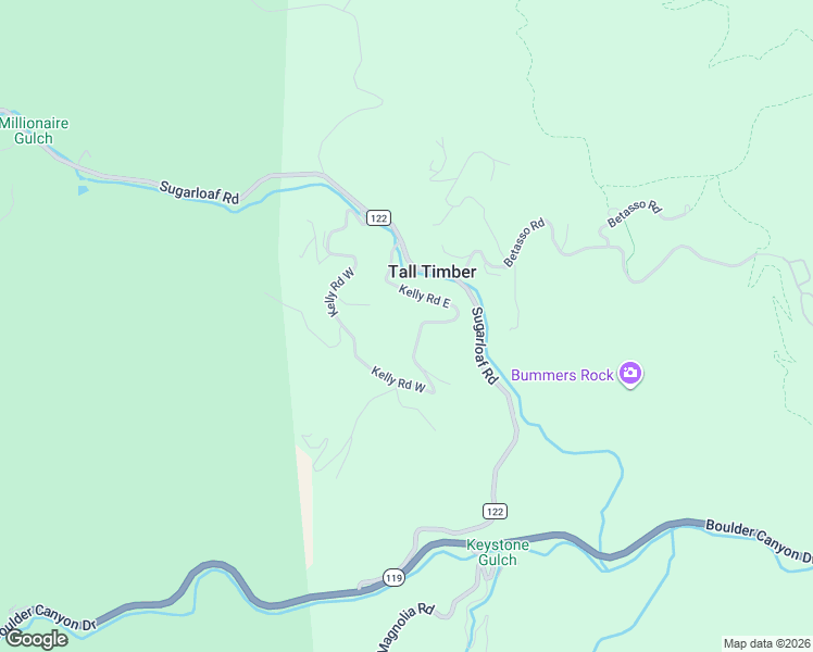 map of restaurants, bars, coffee shops, grocery stores, and more near 142 Kelly Road East in Boulder