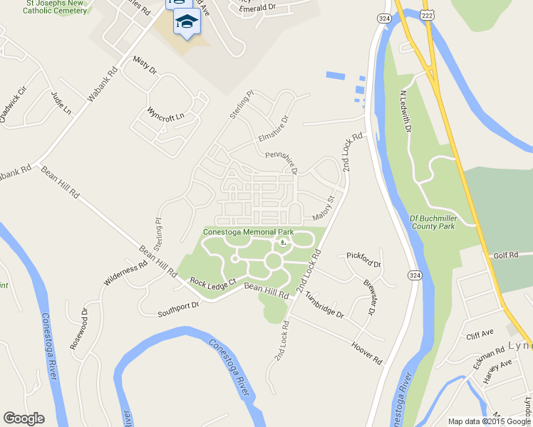 map of restaurants, bars, coffee shops, grocery stores, and more near 342 Volitare Road in Lancaster