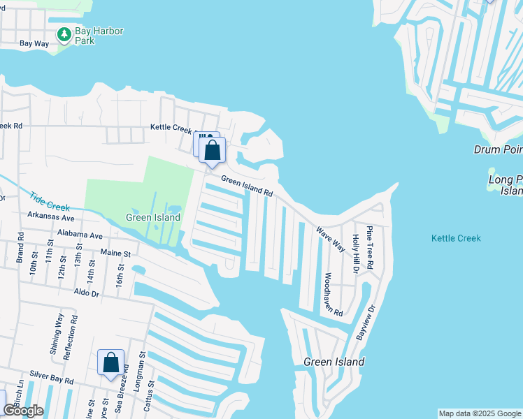 map of restaurants, bars, coffee shops, grocery stores, and more near 39 Pilot Road in Toms River