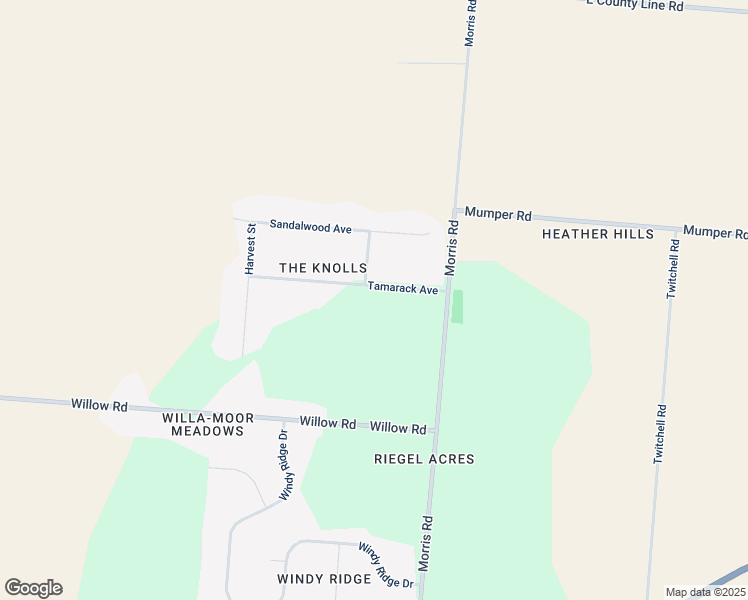 map of restaurants, bars, coffee shops, grocery stores, and more near 3369 Tamarack Avenue in Springfield