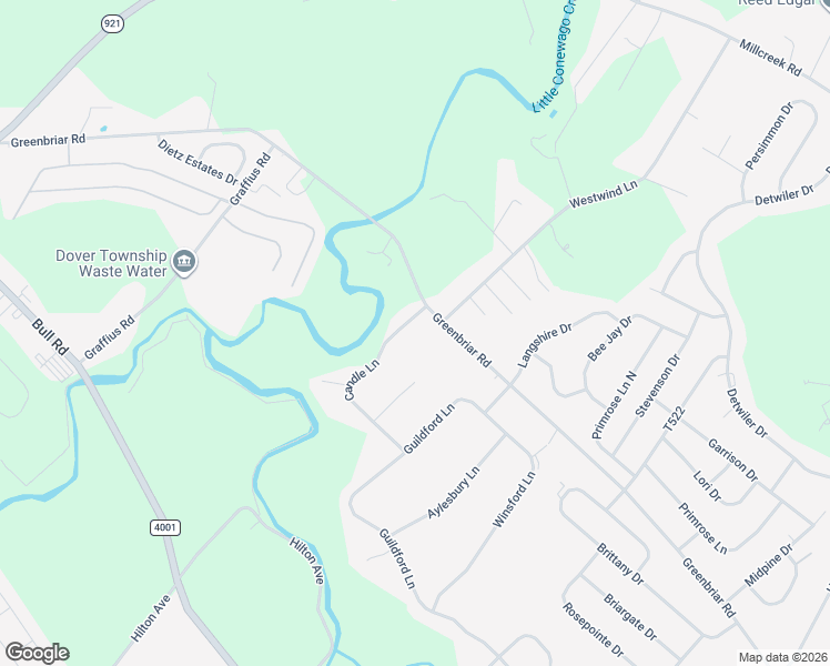 map of restaurants, bars, coffee shops, grocery stores, and more near 1783 Candle Ln in York