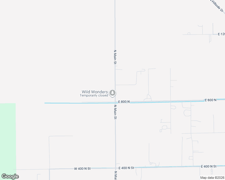 map of restaurants, bars, coffee shops, grocery stores, and more near 879 North Main Street in Genola