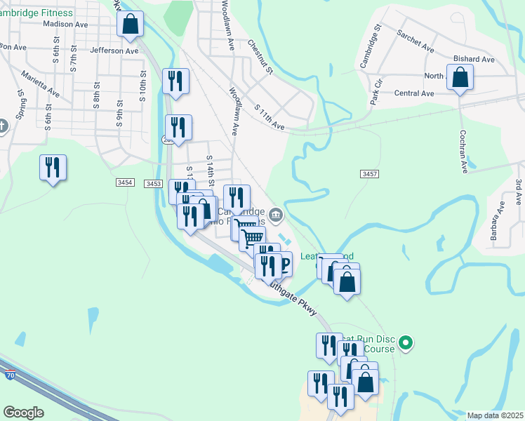 map of restaurants, bars, coffee shops, grocery stores, and more near 9 Burgess Avenue in Cambridge
