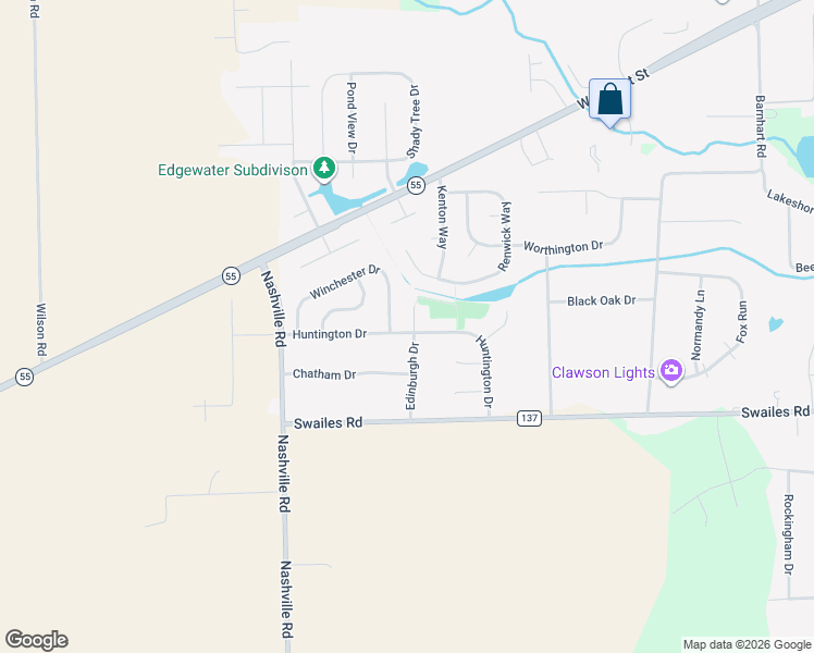 map of restaurants, bars, coffee shops, grocery stores, and more near 1382 Edinburgh Dr in Troy