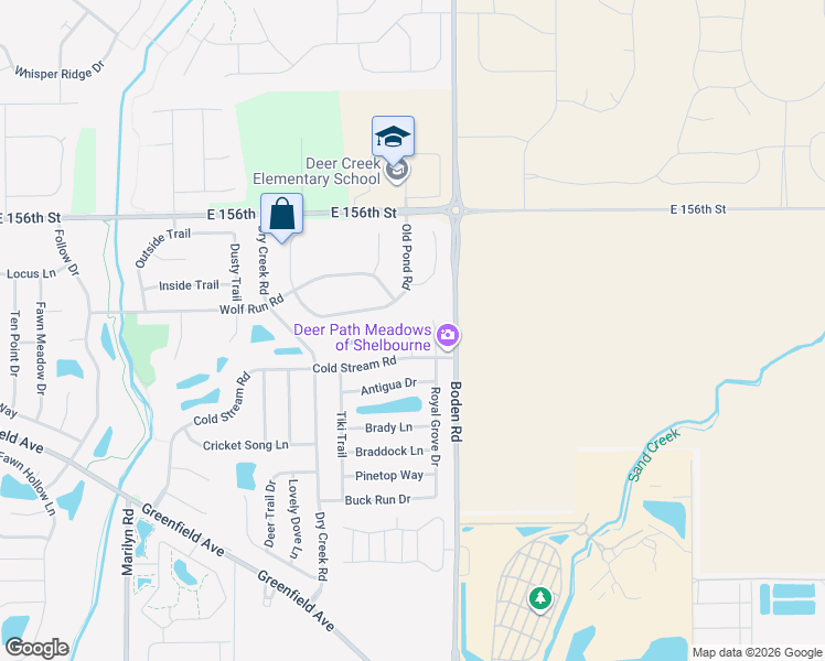 map of restaurants, bars, coffee shops, grocery stores, and more near 15356 Keech Court in Noblesville