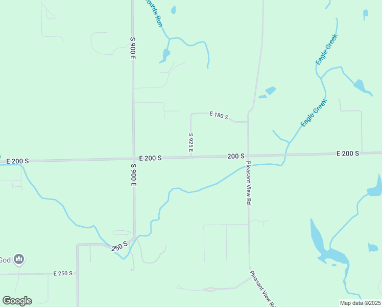 map of restaurants, bars, coffee shops, grocery stores, and more near 1850 South 925 East in Zionsville